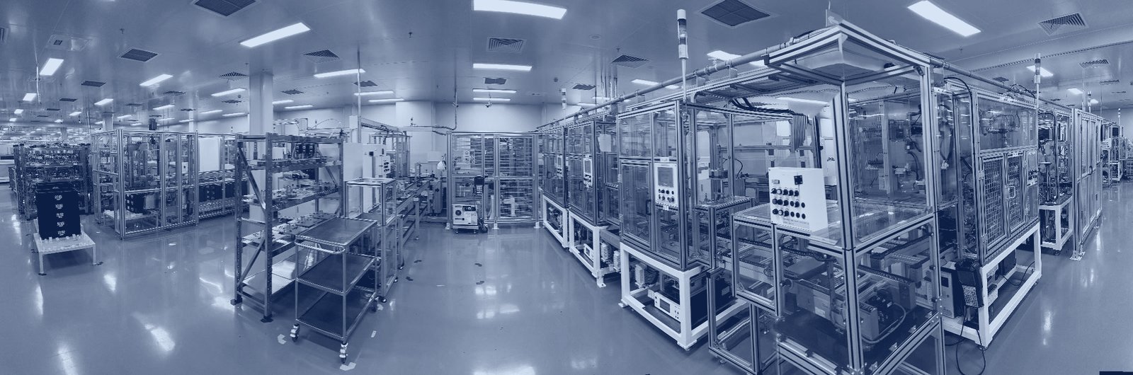 Compressor assembly and test line in production